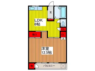 常盤マンション【4階】の間取り