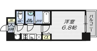 ファステート都島テーラー【4階】の間取り