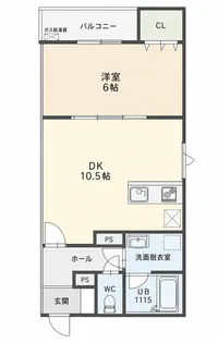 アート花川2丁目【1階】の間取り