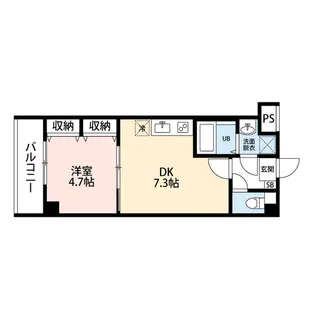 ヒルズ我孫子【2階】の間取り