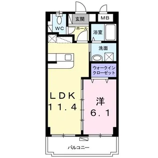 トータスハイツ【2階】の間取り