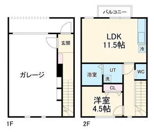ドリームガレージの間取り
