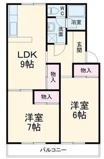 マンションカメリアI【1階】の間取り
