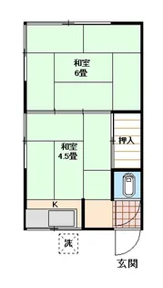 久まの荘【2階】の間取り