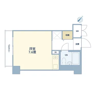 井上マンション【4階】の間取り