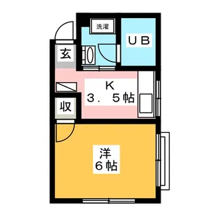 シャルムカトー【2階】の間取り