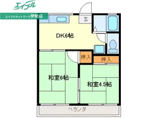 コーポモミヤマ【1階】の間取り