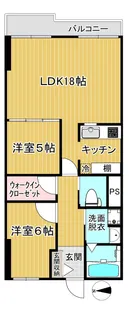 M・N池尻【2階】の間取り