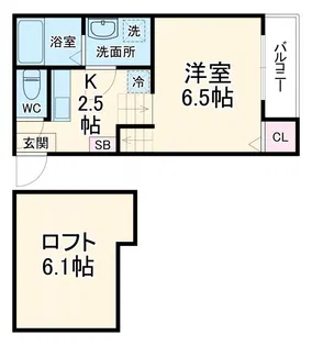 サン・グレインコート【2階】の間取り