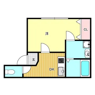 シェトア北【1階】の間取り