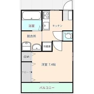 グリーンコートAB【2階】の間取り