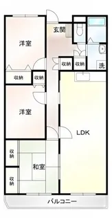 ローヤルシティ鴻巣【5階】の間取り