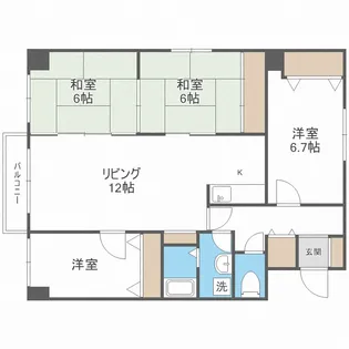 ハウスナウ39【2階】の間取り