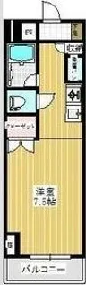 エトワール江木【4階】の間取り