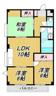 リヒテン山崎【3階】の間取り
