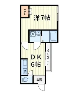 M・Yコーポ【1階】の間取り