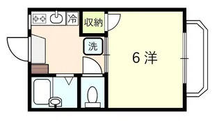 カルチェラタンヤマグチ【2階】の間取り