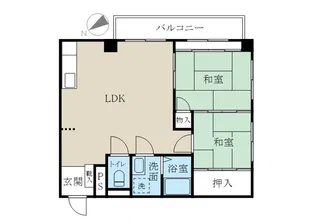寄居マンション【3階】の間取り