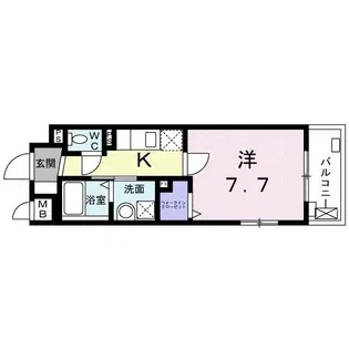リ クラウド クルー【2階】の間取り