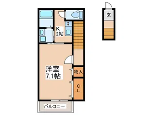 アクア-リオ【2階】の間取り