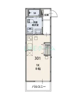 ALIVIE 秋山【3階】の間取り