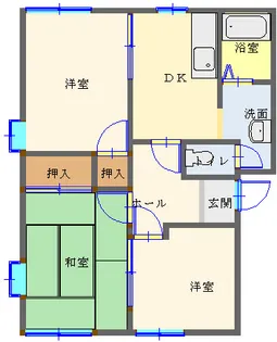 群馬県前橋市端気町【アパート】の間取り