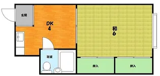 クリアー星ヶ丘2【1階】の間取り