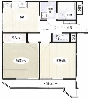 LA HOUSE【2階】の間取り