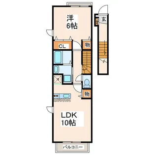 フォルトグランデI【2階】の間取り