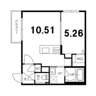 Edge Spark【2階】の間取り