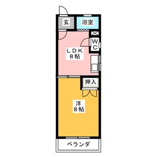 コーポ小沢【3階】の間取り