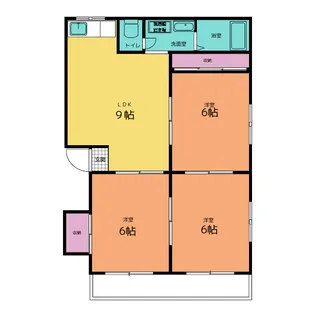 三上アパート【2階】の間取り
