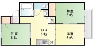 セジュール映【2階】の間取り