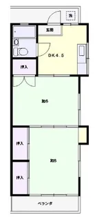 第二イーストハウス【2階】の間取り