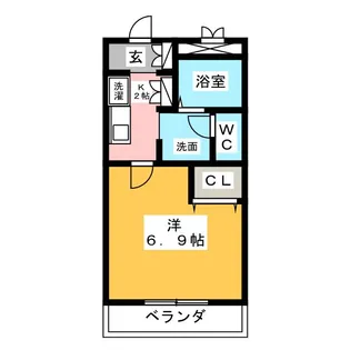 メゾンド春【2階】の間取り