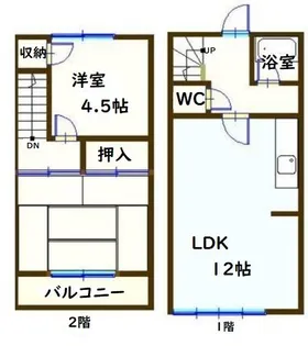 第一コーポ相原の間取り