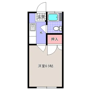 菅原コーポ【1階】の間取り