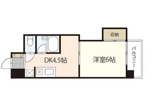 GAGA天満町【7階】の間取り