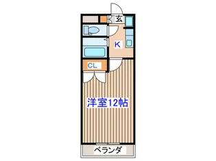 ドリームヒルズ【4階】の間取り