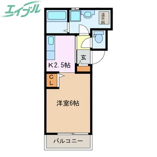 リノクラッセ鳥羽アネックス【2階】の間取り