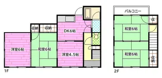 広島県広島市安佐南区八木3【一戸建】の間取り