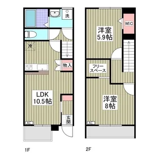 Maisonettepark 大道【1階】の間取り