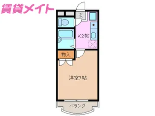 ピセスベルデ茂福【1階】の間取り