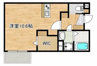 アレフガルド楽々園【1階】の間取り
