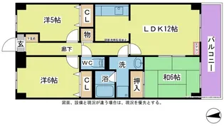 メゾン・ポレール日田A棟【2階】の間取り