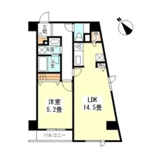 TKフラッツ渋谷【10階】の間取り