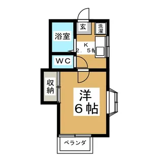 ノーブル桜ヶ丘【1階】の間取り