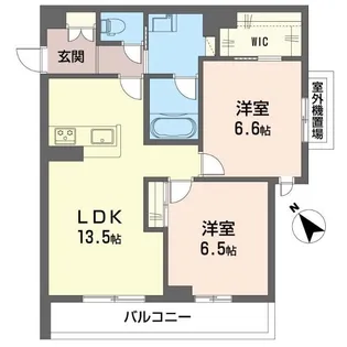 エクラージュ【3階】の間取り