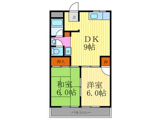 ロイヤルハイツ藤田【4階】の間取り