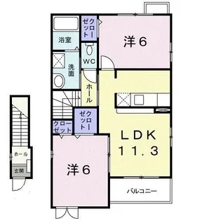 アンダンテ【2階】の間取り